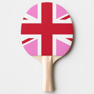 Raquette De Ping Pong Drapeau Gay Rose UK Pride