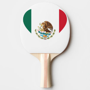 Raquette De Ping Pong Drapeau mexicain