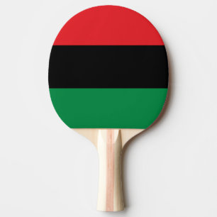 Raquette De Ping Pong Drapeau panafricain de l'UNIA