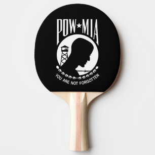 Raquette De Ping Pong Drapeau POW MIA : Soldats disparus de la guerre du