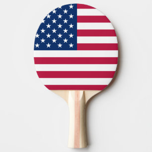 Raquette De Ping Pong drapeau usa