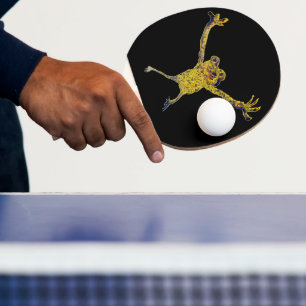 Raquette De Ping Pong Drôle Animal Art Frog exercice