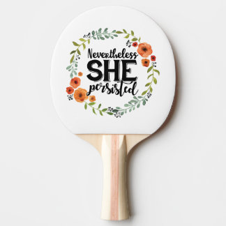 Raquette De Ping Pong Drôle néanmoins elle a persisté meme vintage