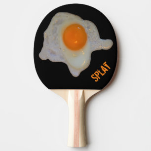 Raquette De Ping Pong Drôle plat d'oeufs frits