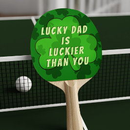 Raquette De Ping Pong Drôle Shamrock St Patrick's Day Ping Pong Paddle