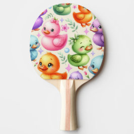 Raquette De Ping Pong Ducklings du Colorful