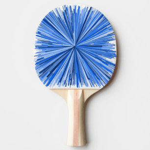 Raquette De Ping Pong Éclat des lignes bleues motif