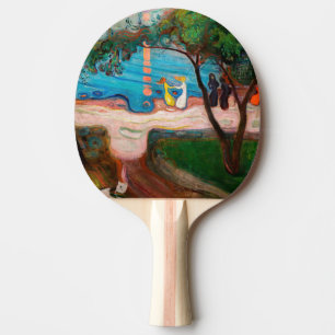 Raquette De Ping Pong Edvard Munch - Danse sur la plage