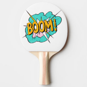 Raquette De Ping Pong Effet sonore de la bande dessinée : Boom! Bulle d'