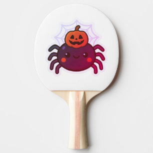 Raquette De Ping Pong Éffrayante mignonne Kawaii Araignée d'Halloween