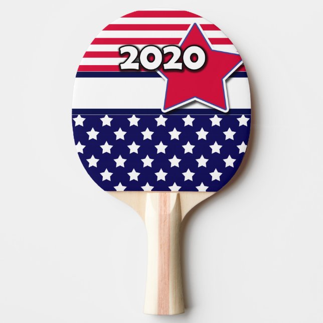 Raquette De Ping Pong Élection américaine, 2020, élection, personnalisée (Devant)