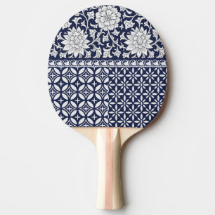 Raquette De Ping Pong Élégance chinoise : Ornement sans couture
