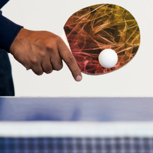 Raquette De Ping Pong Élégante Fumée - Esthétique mystique