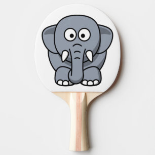 RAQUETTE DE PING PONG ÉLÉPHANT GRIS