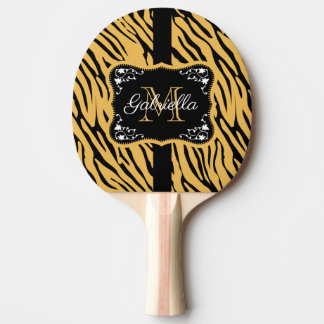 Raquette De Ping Pong Empreinte de léopard