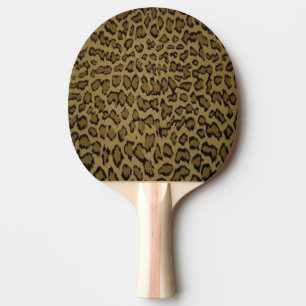 RAQUETTE DE PING PONG EMPREINTE DE LÉOPARD ANIMAL