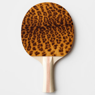 Raquette De Ping Pong Empreinte de léopard noir tache Modèle de texture