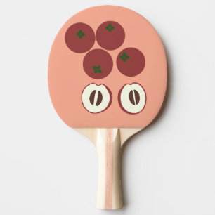 Raquette de ping pong en Pomme Velours