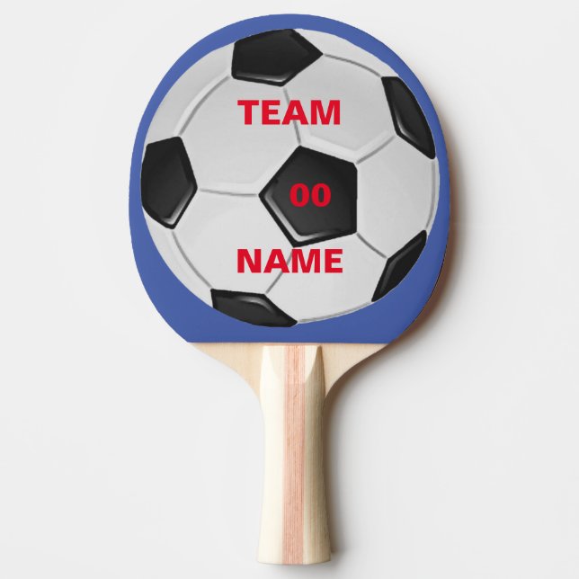 Raquette De Ping Pong Équipe de football Ping Pong Paddle (Devant)