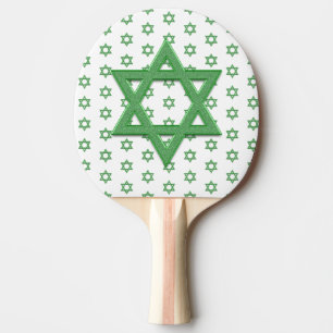 Raquette De Ping Pong Étoile verte de David sans marin