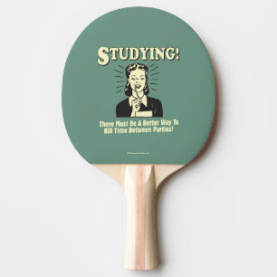 Raquette De Ping Pong Étudier : Tuer le temps