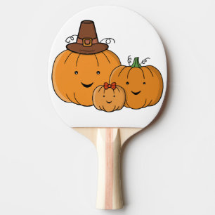Raquette De Ping Pong Famille de citrouilles