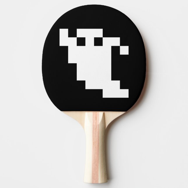 Raquette De Ping Pong Fantôme à 8 bits pour pixels (Devant)