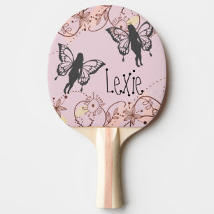 Raquette De Ping Pong Fées d'Imaginaires floraux