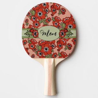 Raquette De Ping Pong Fête des mères personnalisées