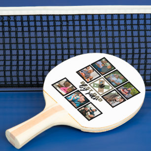 Raquette De Ping Pong Fête des pères Personnalisée Meilleur Papa Par Par