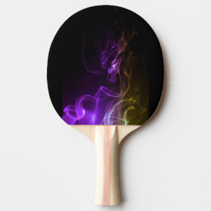 Raquette De Ping Pong Feu coloré - violet et jaune