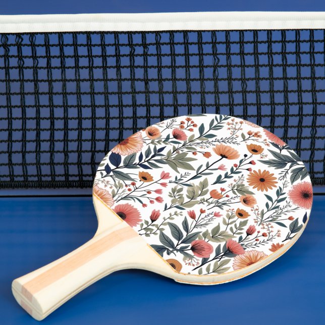 Raquette De Ping Pong Fleur où vous êtes planté - Inspirationnel Floral (Insitu)