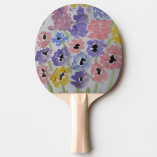 Raquette De Ping Pong Fleurs sauvages d'été