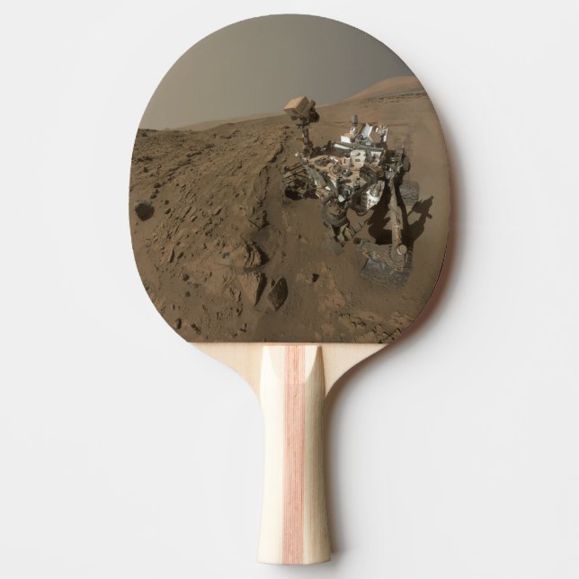 Raquette De Ping Pong Forage Mars Curiosity Red Martian Paysage (Devant)