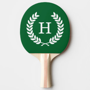 Raquette De Ping Pong Forest White Wheat Laurel Wreath