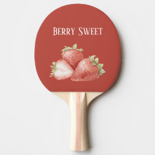 Raquette De Ping Pong Fraises Sucrées aux Fruits