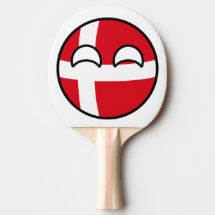 Raquette De Ping Pong Funny Trending Geeky Danemark Camptryball