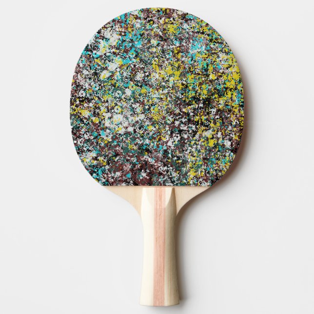 Raquette De Ping Pong Geared Toward Abstract Art Design Lover (Devant)