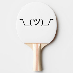 Raquette De Ping Pong Gesticulez le ¯ d'émoticône \ Japonais Kaomoji 
