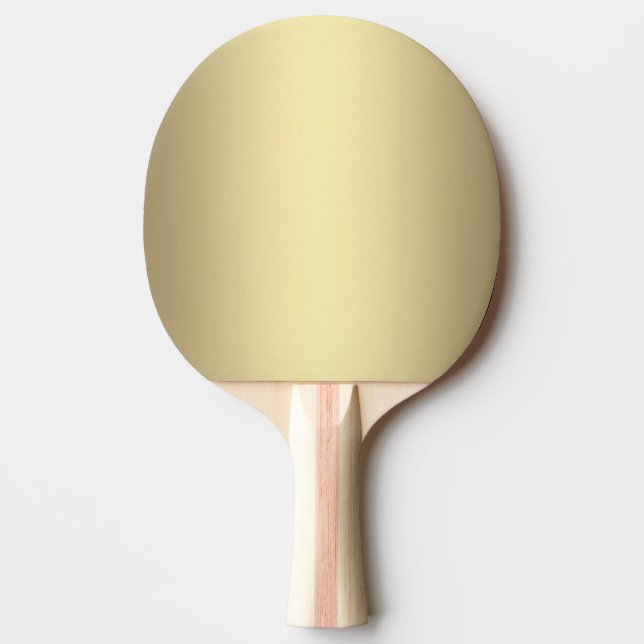 Raquette De Ping Pong Glissement or (Devant)