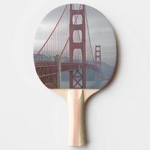 Raquette De Ping Pong Golden gate bridge en brume
