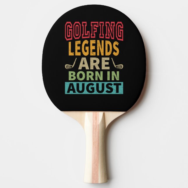 Raquette De Ping Pong Golfing Legends Are Born (Devant)