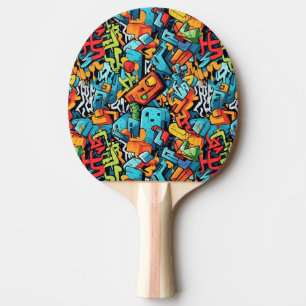 Raquette De Ping Pong Graffiti Art Ping Paddle