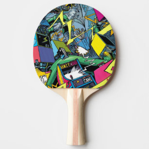 Raquette De Ping Pong Graffiti de jeu vidéo très Cool