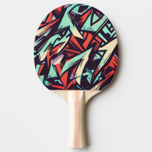 Raquette De Ping Pong Graffiti moderne