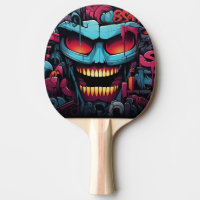 Graffiti Ping Pong Paddle