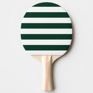 Raquette De Ping Pong Grandes vertes foncées et blanches