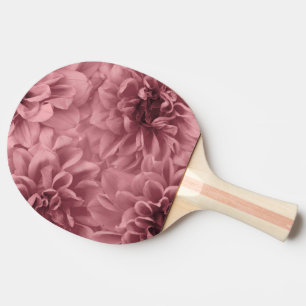 Raquette De Ping Pong Grappe florale Mauve Dahlias