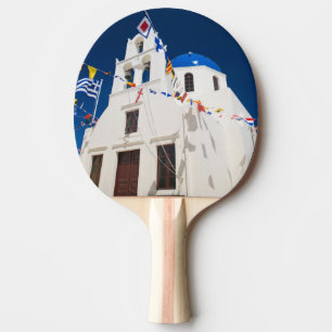 Raquette De Ping Pong Grèce et île grecque de Santorini ville d'Oia 4
