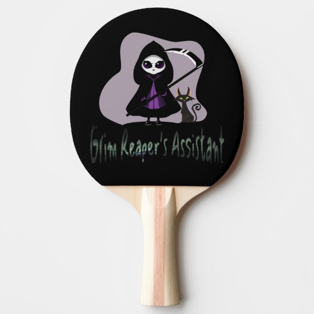 Raquette De Ping Pong Grim Reaper's Assistant mignonne faucheuse (Devant)